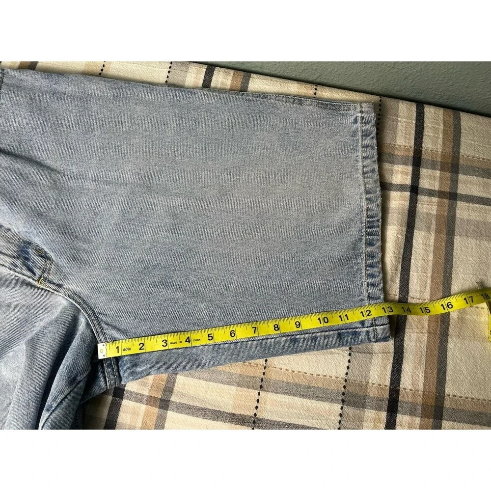 Vintage Y2K South Pole Denim Shorts Jorts Baggy Light Wash Faded Men’s Size 36